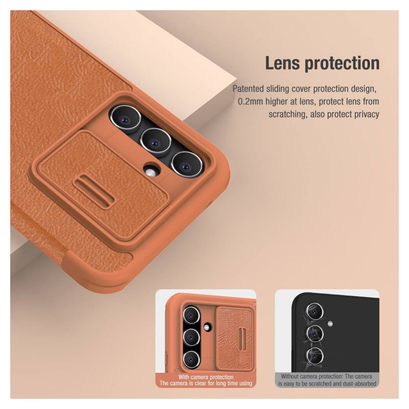 Maskica Nillkin Qin Pro za Samsung A546B Galaxy A54 5G crna