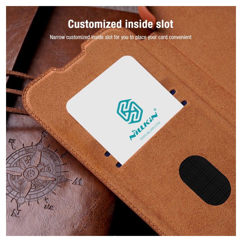 Maskica Nillkin Qin Pro za Samsung A546B Galaxy A54 5G crna