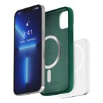 Maskica Puro ICON Mag za iPhone 14/13 6.1 tamno zelena