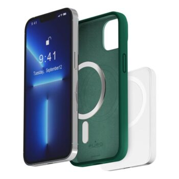 Maskica Puro ICON Mag za iPhone 14/13 6.1 tamno zelena