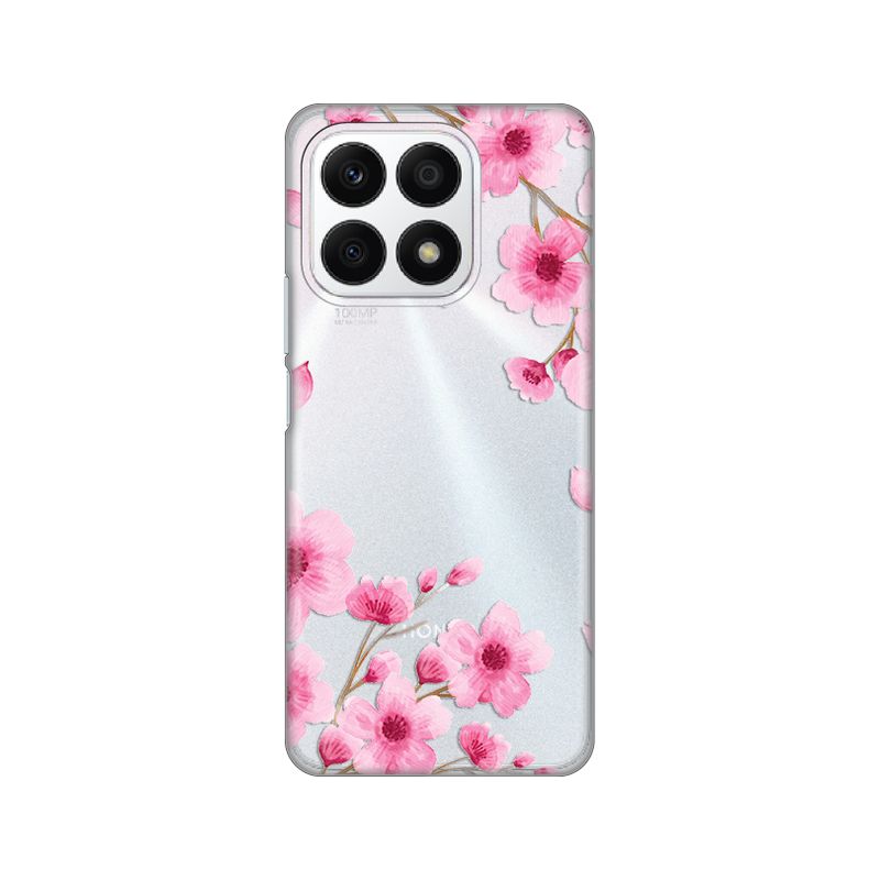 Maskica Silikonska Print Skin za Honor X8a Rose flowers