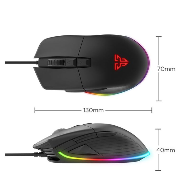 Mis gejmerski zicni UX1 HERO crni FANTECH