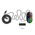 Mis gejmerski zicni UX2 HIVE crni FANTECH - Slika 6
