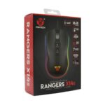 Mis gejmerski zicni X14s RANGERS crni FANTECH - Slika 5