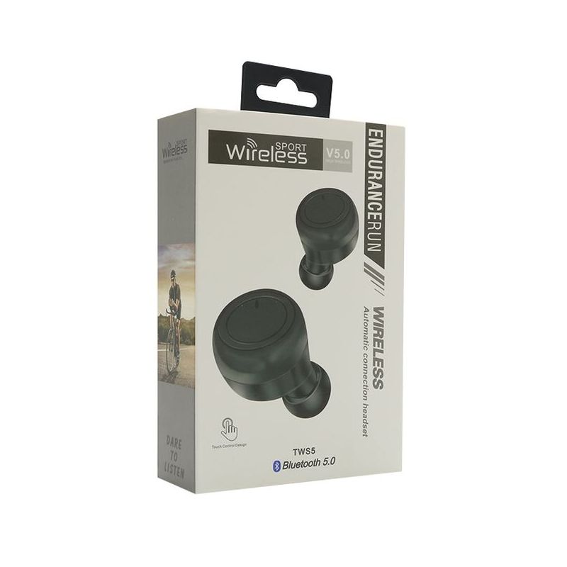 Slusalice Bluetooth TWS5 crne