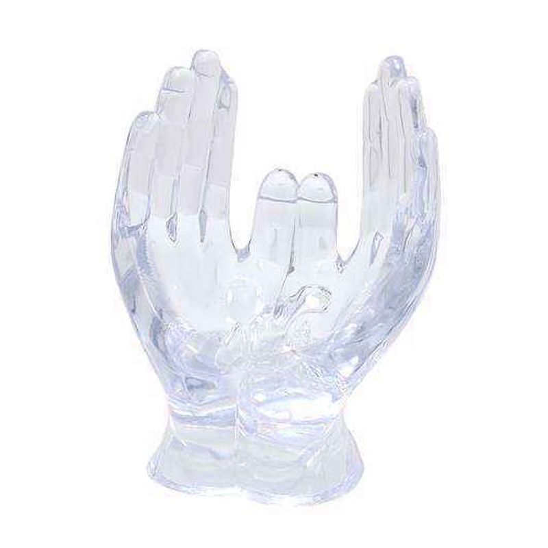 Stalak za mobilni telefon RUKA plasticni providni model 1