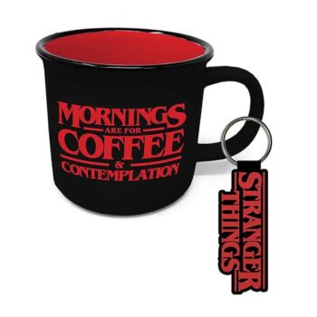 Stranger Things Campfire Mug and Keychain Set