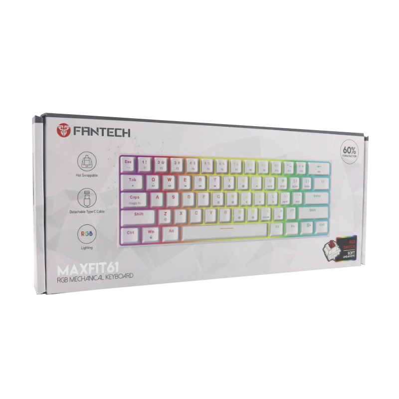 Tastatura gejmerska mehanicka bezicna MAXFIT61 MK857 space edition (red switch) FANTECH