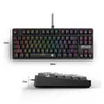 Tastatura gejmerska mehanicka zicna MK872 RGB OPTILITE (black switch - TIHA) FANTECH - Slika 3