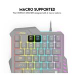 Tastatura gejmerska zicna K512 ARCHER jednorucna crna FANTECH - Slika 5