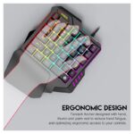Tastatura gejmerska zicna K512 ARCHER jednorucna crna FANTECH - Slika 6