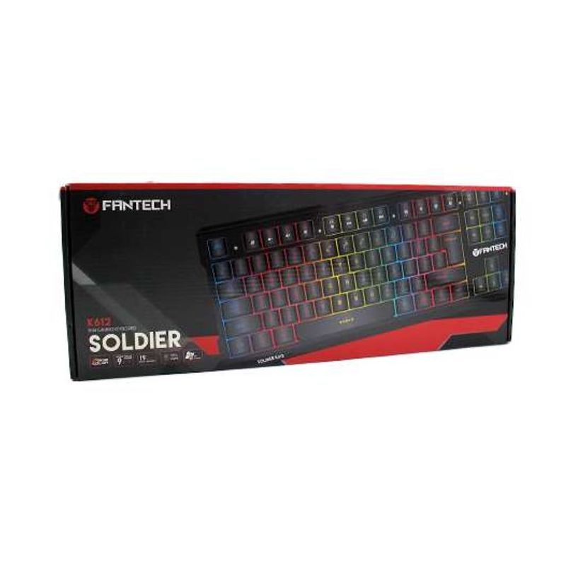 Tastatura gejmerska zicna K612 SOLDIER crna FANTECH