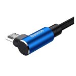 USB data kabal BASEUS ELBOW micro 2A 1m plavi - Slika 4