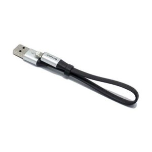 USB data kabal BASEUS PORTABLE micro/Iphone lightning 23cm srebrni