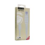 USB data kabal KONFULON KFL-S31 microUSB 1.2m beli - Slika 2