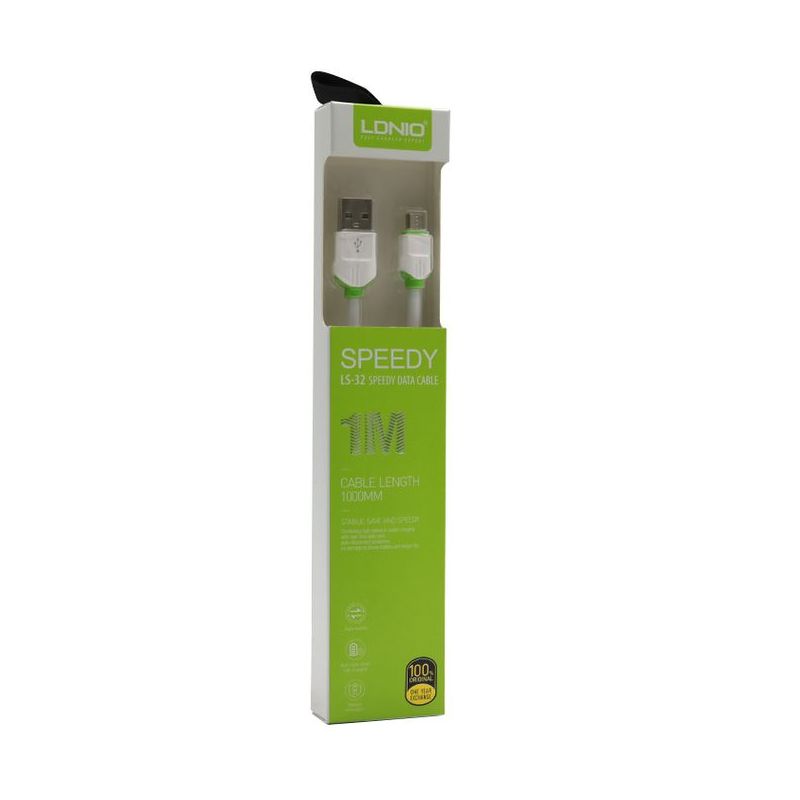 USB data kabal LDNIO LS32 microUSB 1m beli