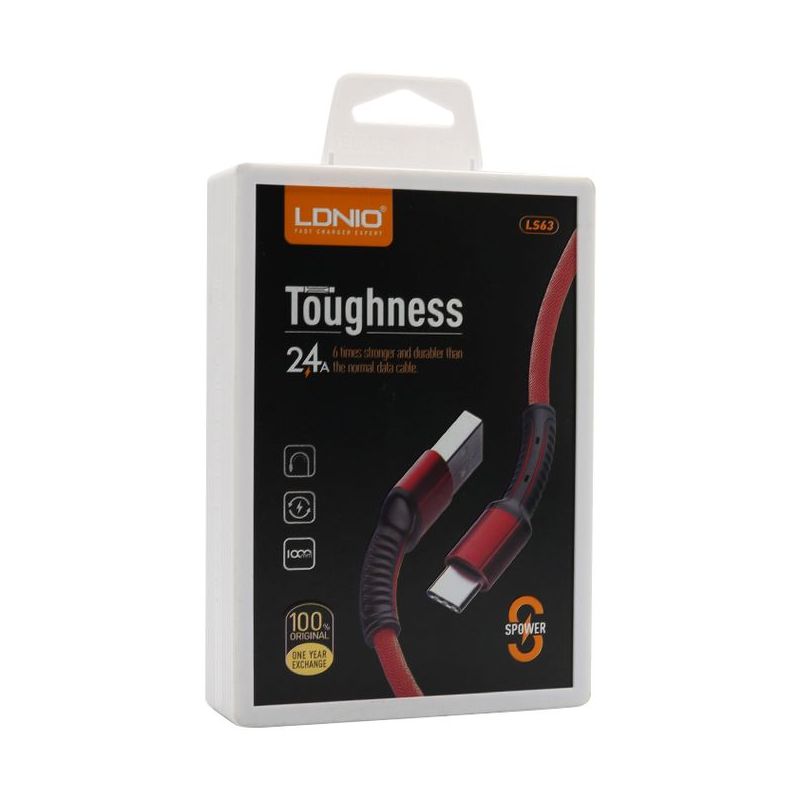 USB data kabal LDNIO LS63 za Iphone lightning 1m sivi