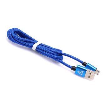USB data kabal MONSTERSKIN FLASH microUSB 1m plavi