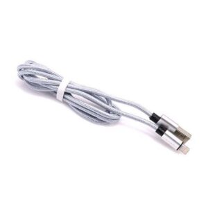 USB data kabal MONSTERSKIN FLASH za Iphone lightning 1m sivi