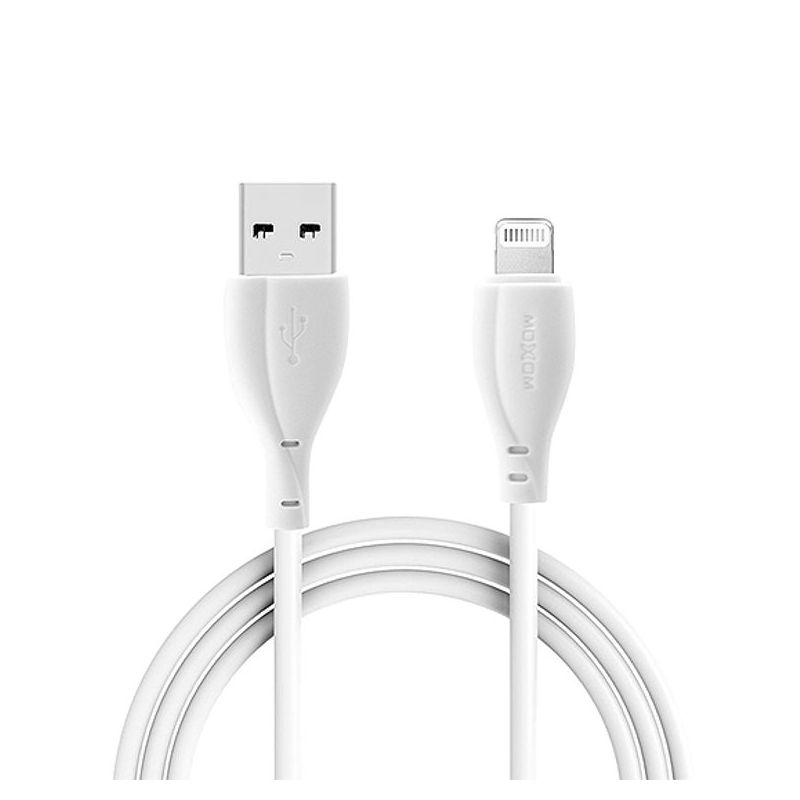 USB data kabal Moxom CC-64 FAST za Iphone lightning 1m beli USB data kabal Moxom CC-64 FAST za Iphone lightning 1m beli - Slika 1