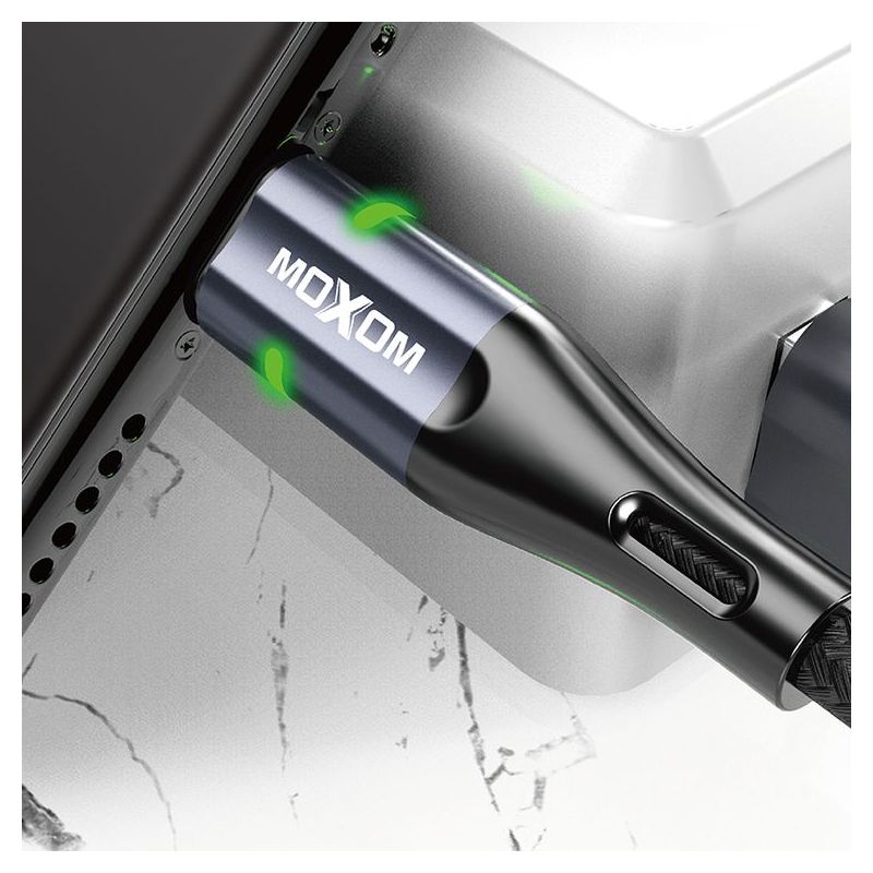 USB data kabal Moxom MX-CB55 lightning crni