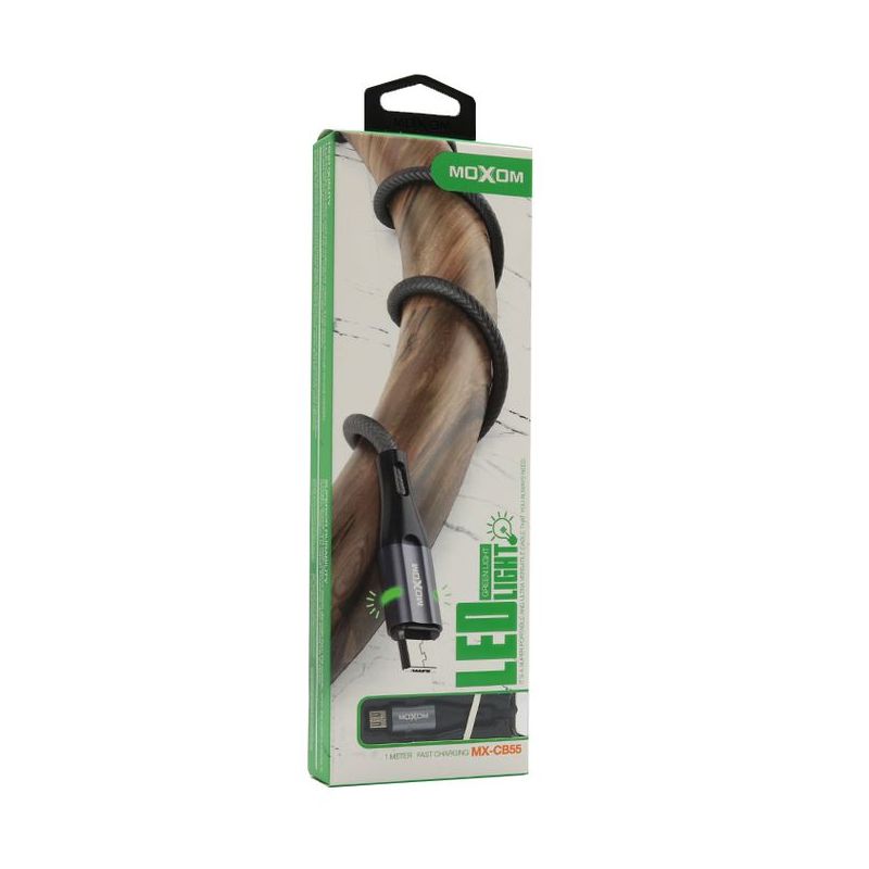 USB data kabal Moxom MX-CB55 MicroUSB crni