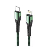 USB data kabal PD LDNIO za iPhone Type C na lightning 30W HQ ZELENI LC111 1m