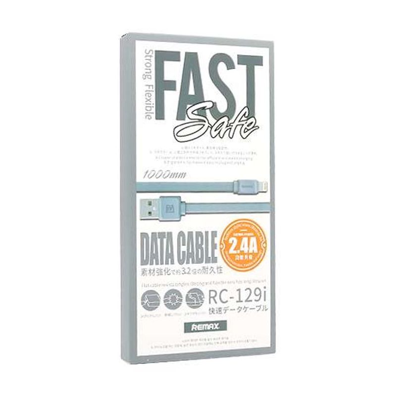 USB data kabal REMAX Fast Pro RC-129i za Iphone lightning sivi 1m
