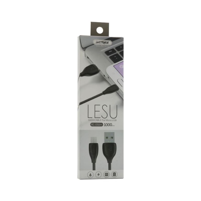 USB data kabal REMAX LESU RC-050m micro crni 1m