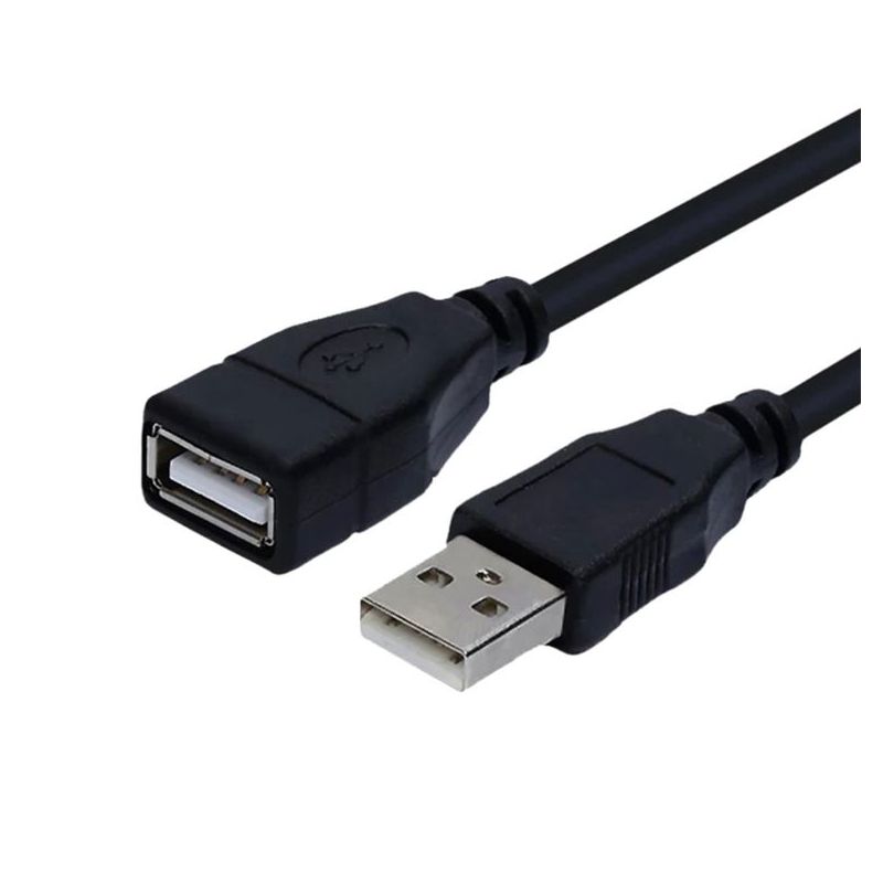 USB kabal produzni A/F 2.0 3m crni