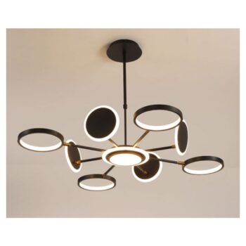 VESTA 369 LUSTER LED 76W 3000K CRNA