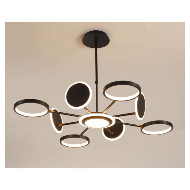 VESTA 369 LUSTER LED 76W 3000K CRNA VESTA 369 LUSTER LED 76W 3000K CRNA - Slika 1