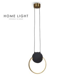 VESTA 562 VISILICA 12W 3000K CRNA/MESING