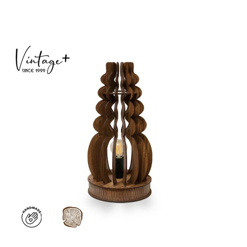 VINTAGE FABRIZIO S180 STONA LAMPA 1*E14 (Ø 180 mm, h-350 mm) – SKU01302