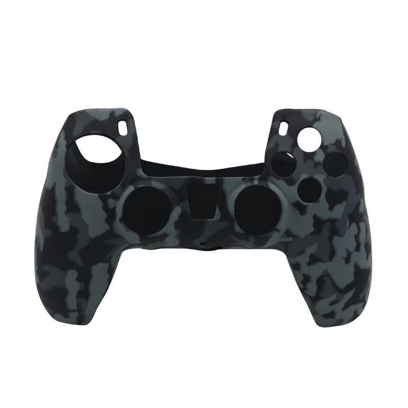 Zaštitna futrola silikon za PS5 joypad maskirno crno-siva
