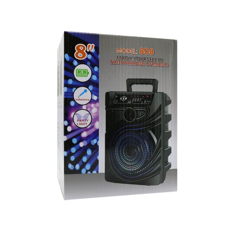 Zvucnik Bluetooth 808 veliki crni