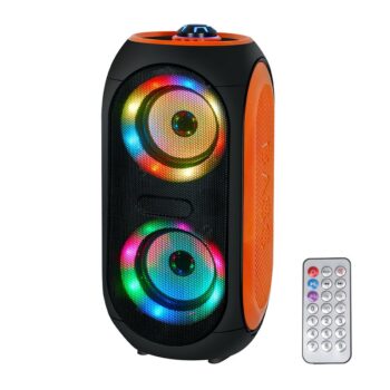Bluetooth zvucnik P101 2x4" narandzasto crni