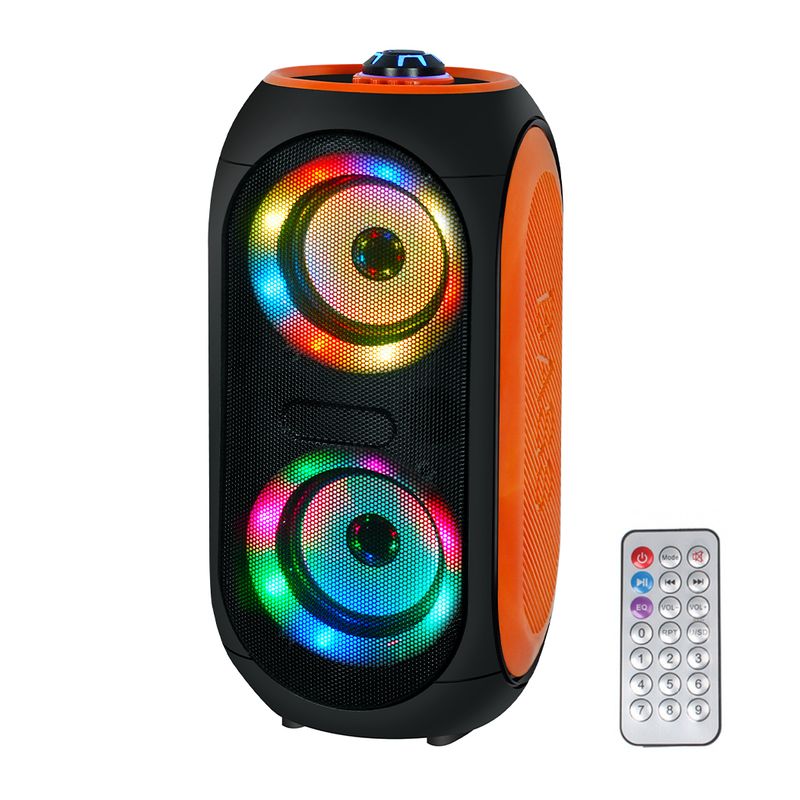 Bluetooth zvucnik P101 2x4" narandzasto crni