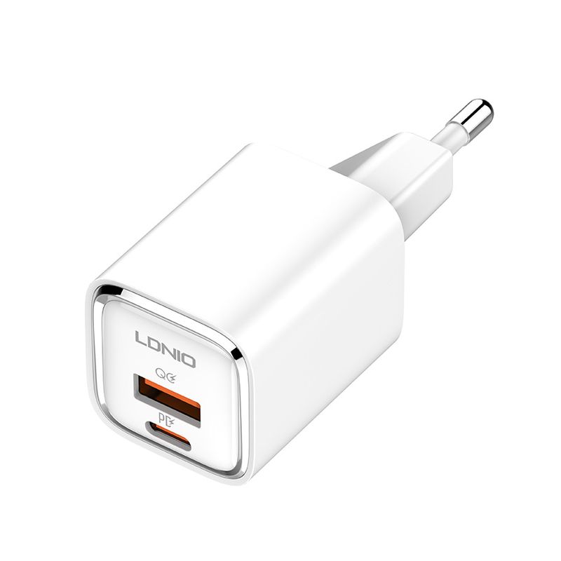 Kucni punjac LDNIO A2317C, 3.6A, QC3.0 18W, PD 30W sa Type C kablom beli