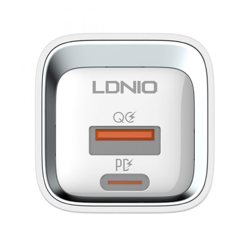 Kucni punjac LDNIO A2317C, 3.6A, QC3.0 18W, PD 30W sa Type C na Type C kablom beli