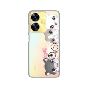 Maskica Silikonska Print Skin za Realme C55 Cats
