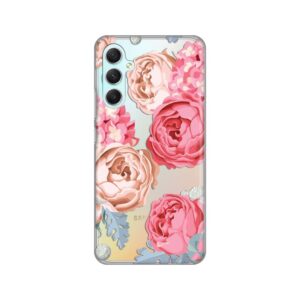Maskica Silikonska Print Skin za Samsung A346B Galaxy A34 5G Pink Flowers