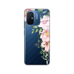 Maskica Silikonska Print Skin za Xiaomi Redmi 12C Gentle Rose Pattern