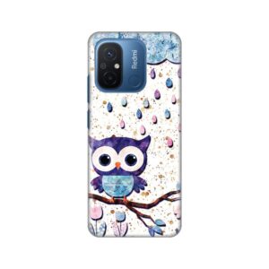 Maskica Silikonska Print Skin za Xiaomi Redmi 12C Owl