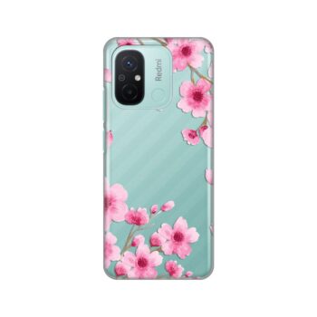 Maskica Silikonska Print Skin za Xiaomi Redmi 12C Rose flowers