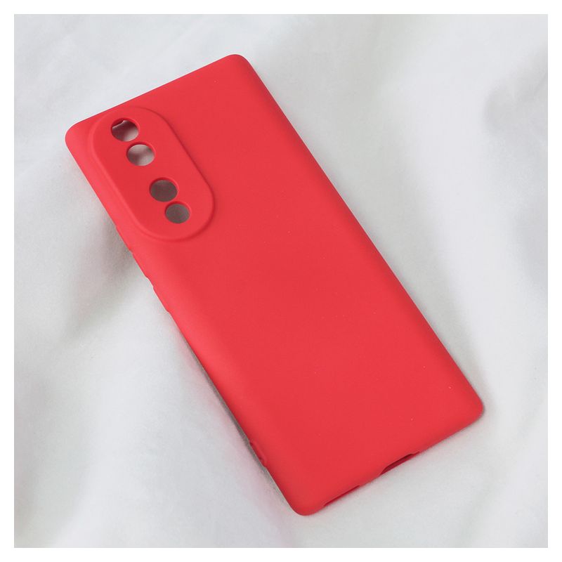 Maskica Teracell Soft Velvet za Huawei Honor 70 crvena