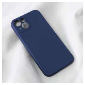 Maskica Teracell Soft Velvet za iPhone 13 6.1 tamno plava