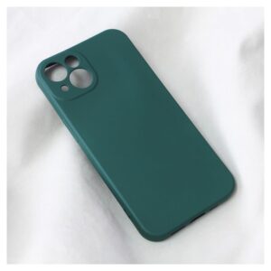 Maskica Teracell Soft Velvet za iPhone 13 6.1 tamno zelena