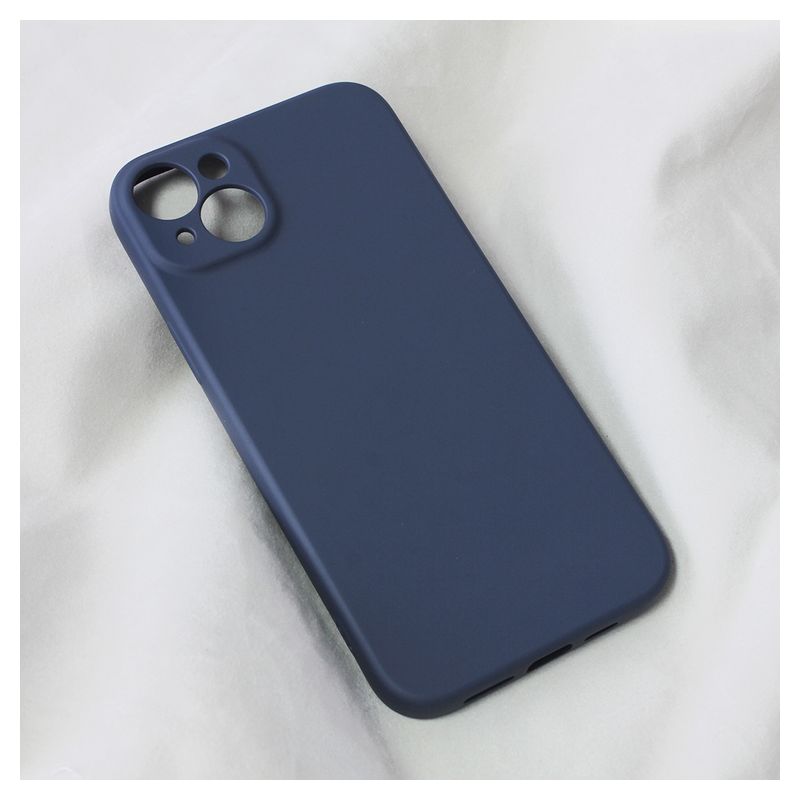 Maskica Teracell Soft Velvet za iPhone 14 Plus 6.7 tamno plava Maskica Teracell Soft Velvet za iPhone 14 Plus 6.7 tamno plava - Slika 1