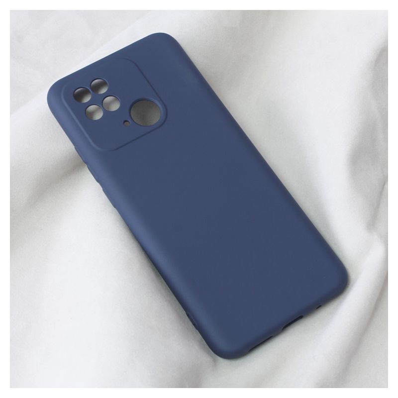 Maskica Teracell Soft Velvet za Xiaomi Redmi 10C tamno plava